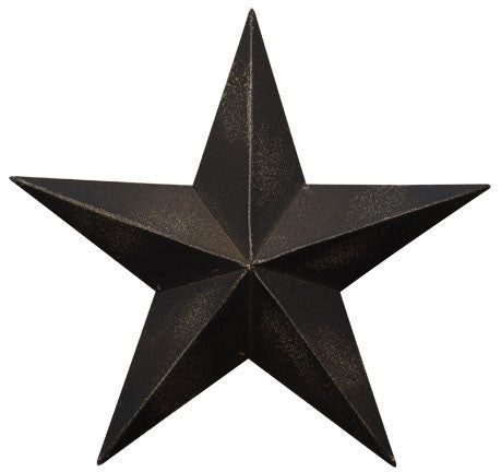 Antique Black Barn Star 12"