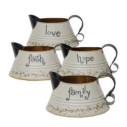 *Gray Pitcher, Asst (hope) and (Faith)