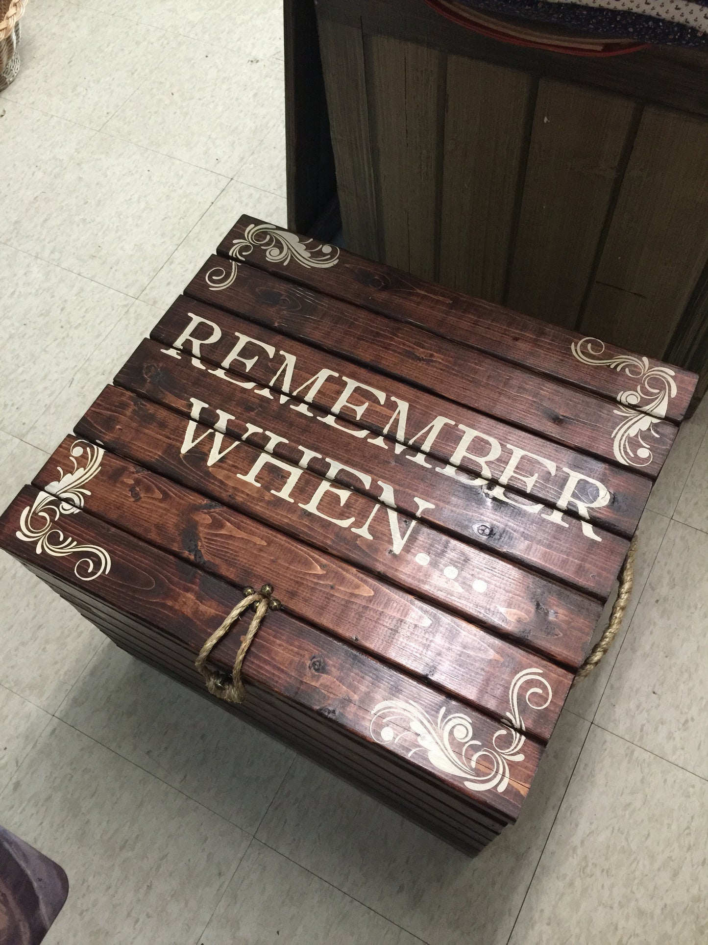 Remember When - Pallet wood box