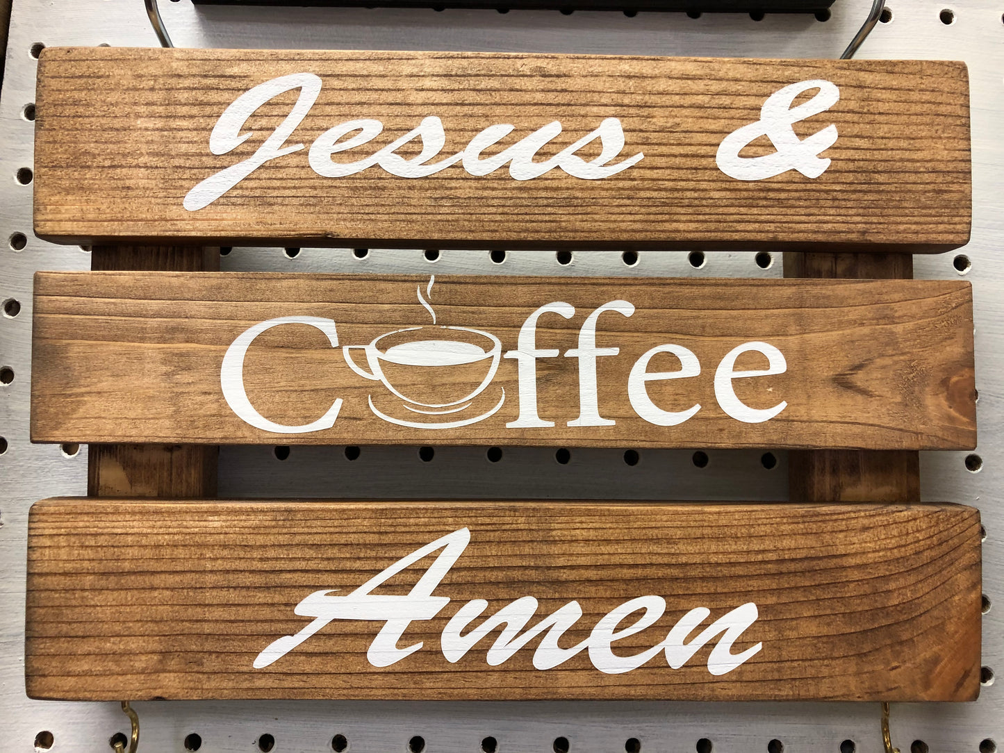 Jesus, Coffee Amen Sign