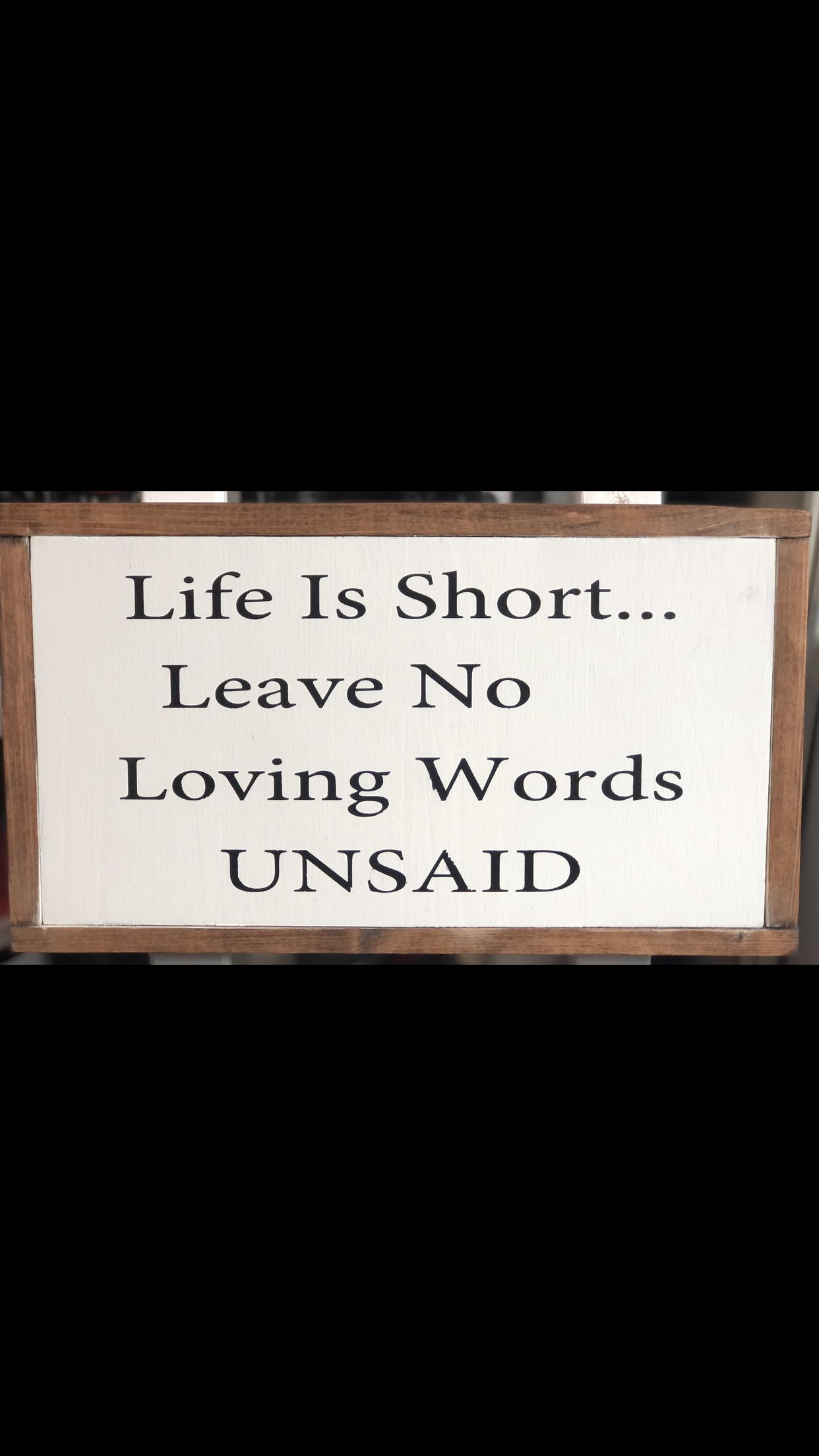 Life Is Short Sign