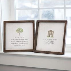Good To Be Home Framed Box Sign