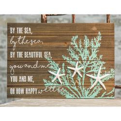 BY THE SEA sign