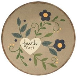 Faith First Decorative Plate
