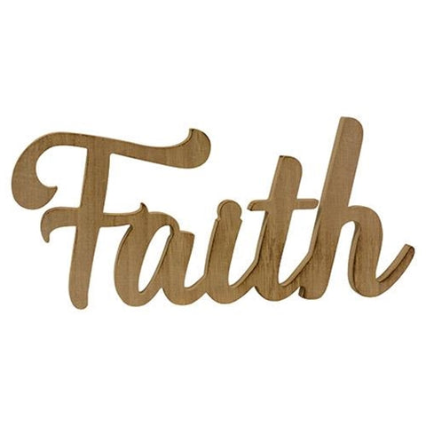 "Faith" Freestanding Word