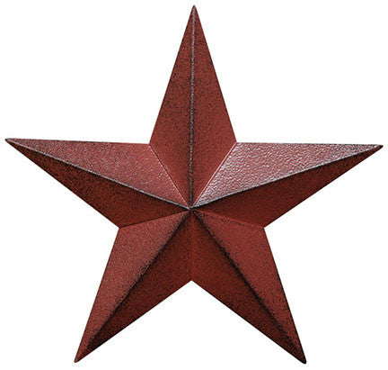 Barn Star 12" Burgundy