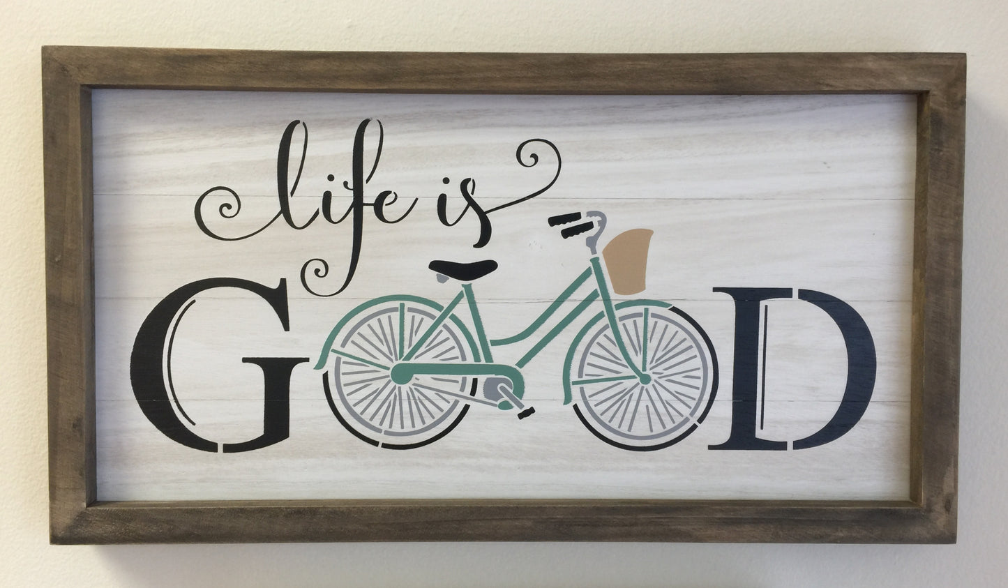 Life Is Good Box Sign