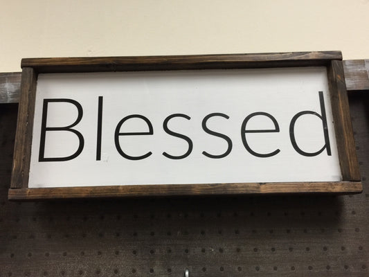 Blessed Box Sign