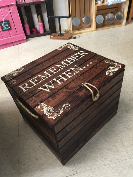 Remember When - Pallet wood box