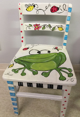 White Frog Chair