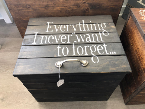 Everything I Never Want To Forget Box