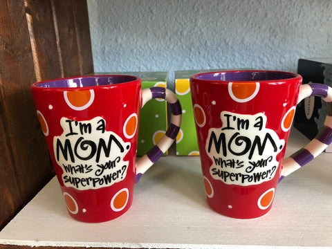 Mom Superpower Ceramic Mug