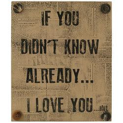 If You Don't Know Sign
