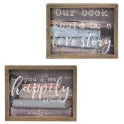 Love Story Box Sign